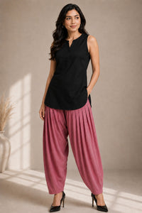 Dusty Rose Cotton Salwar Pant