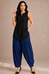 Navy Cotton Salwar Pant