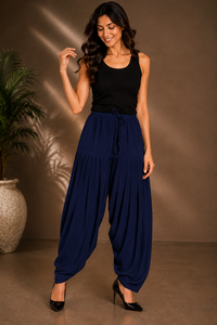 Navy Cotton Salwar Pant